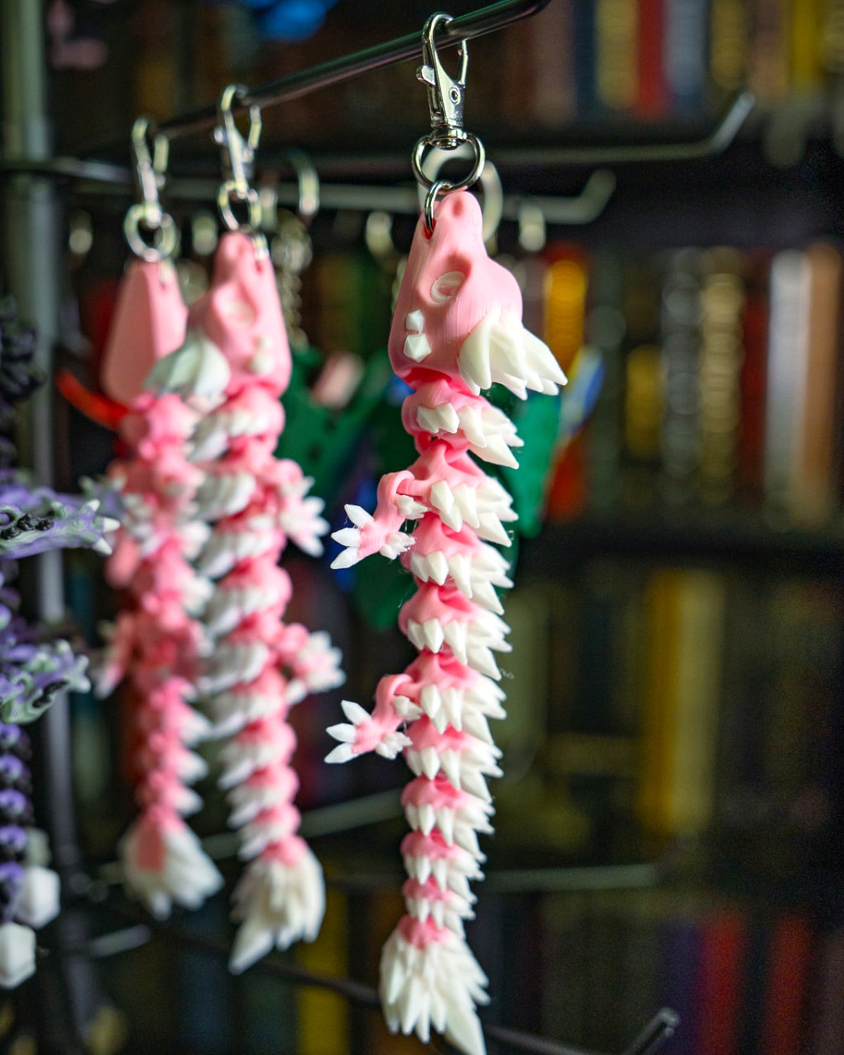 Crystal Dragon Keychain