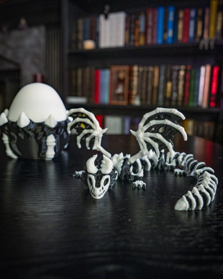 Skeleton Dragon & Egg