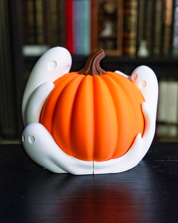 Ghost Pumpkin Lamp
