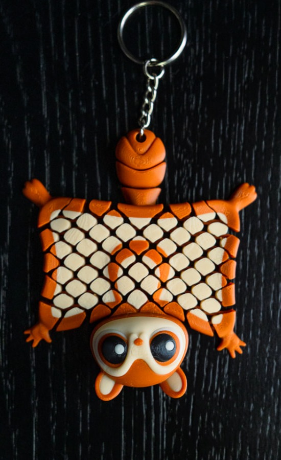 Meshy Flying Squirrel Keychain