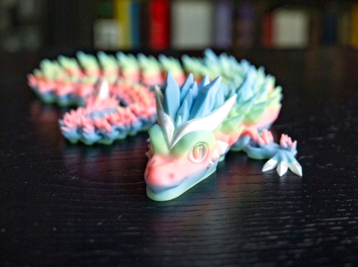 Pastel Crystal Dragon