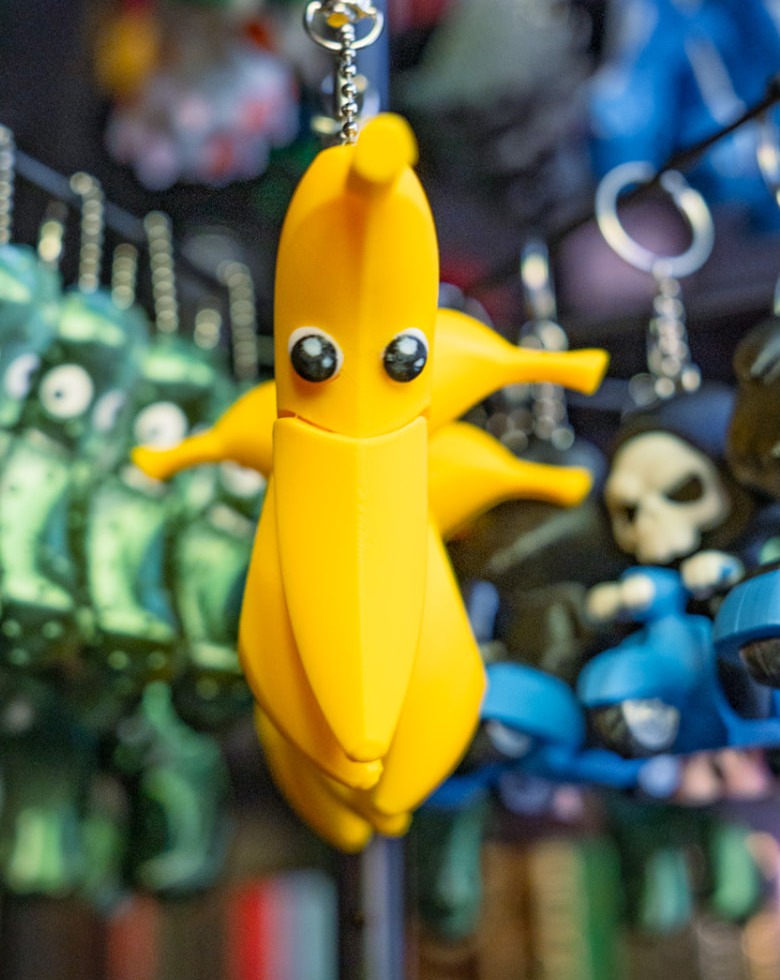 Banana Keychain