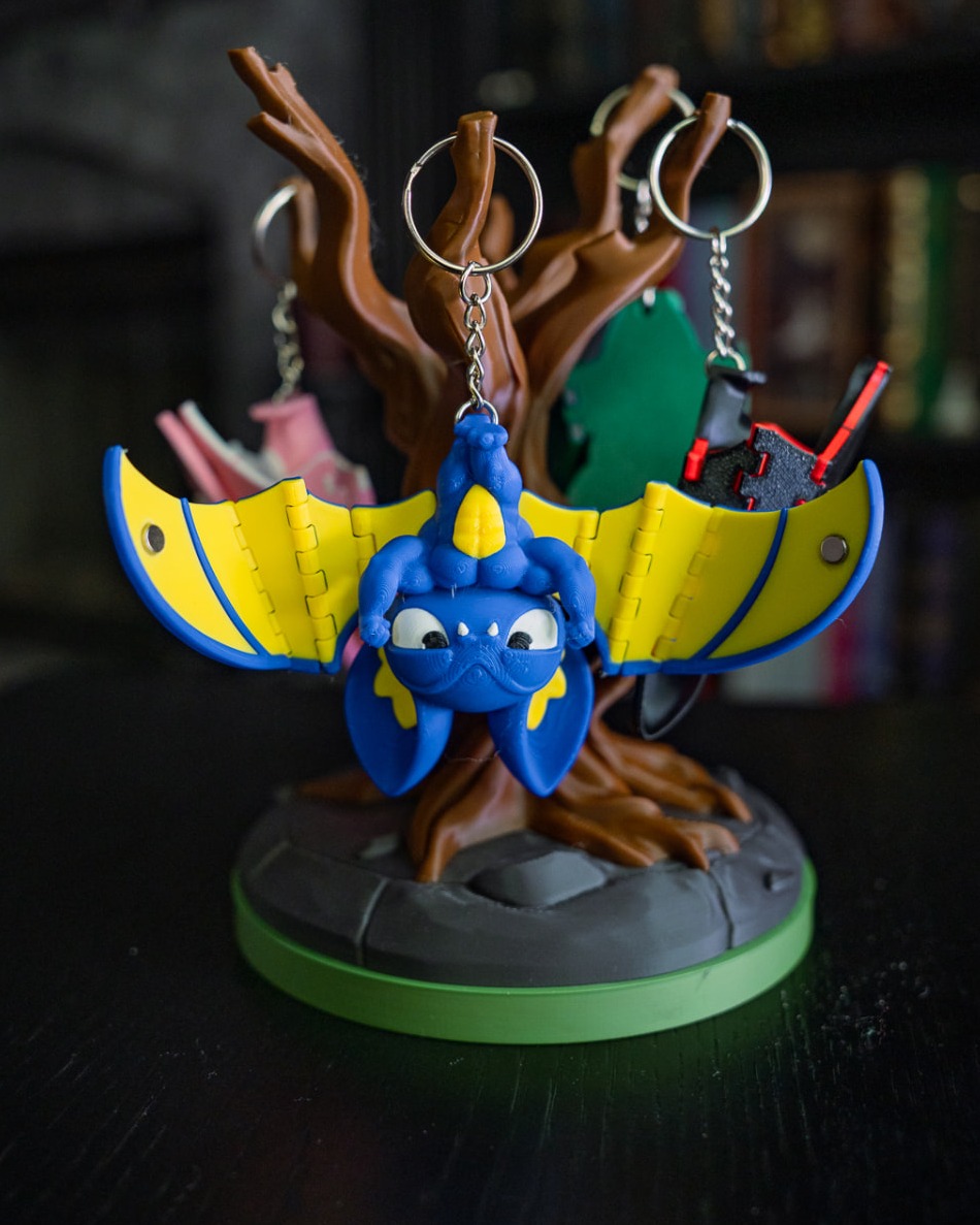 Mystery Bat Keychain - Buff Muscle Bat