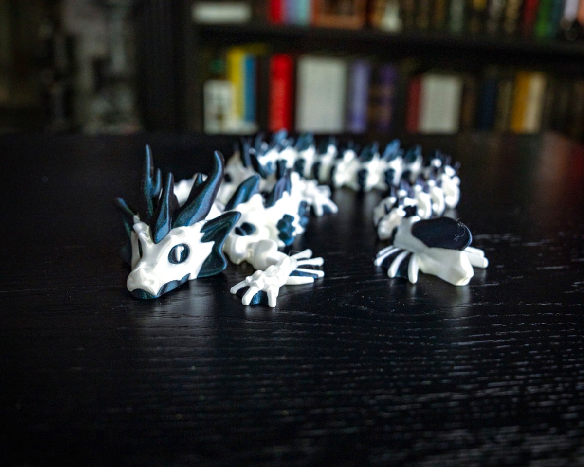 White Galaxy Crystal Dragon