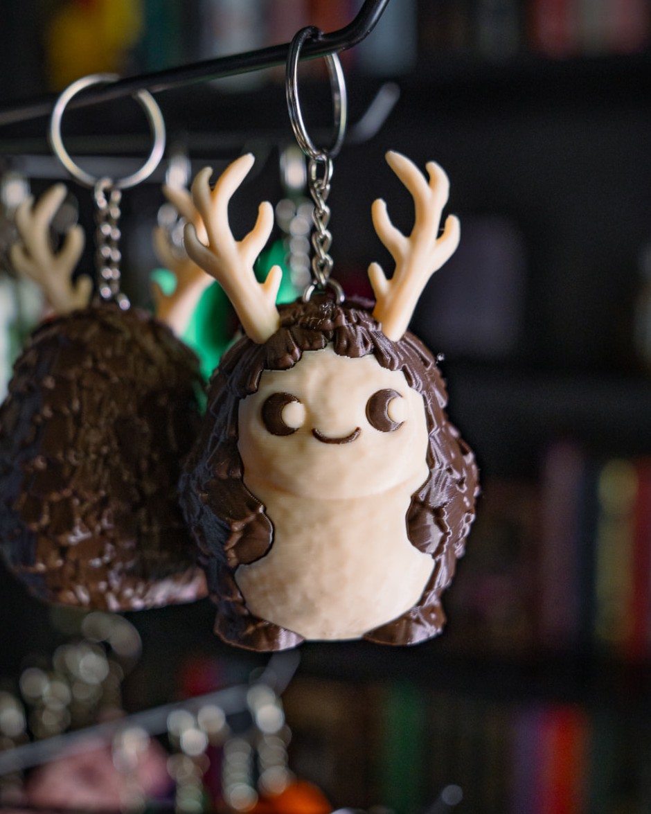 Wood Sprite Keychain